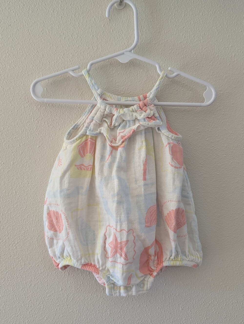 Beachy Gauze Bubble Romper